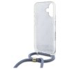 Guess GUHCP16SHC4SEB iPhone 16 6.1      niebieski/blue hardcase Crossbody Cord 4G Print